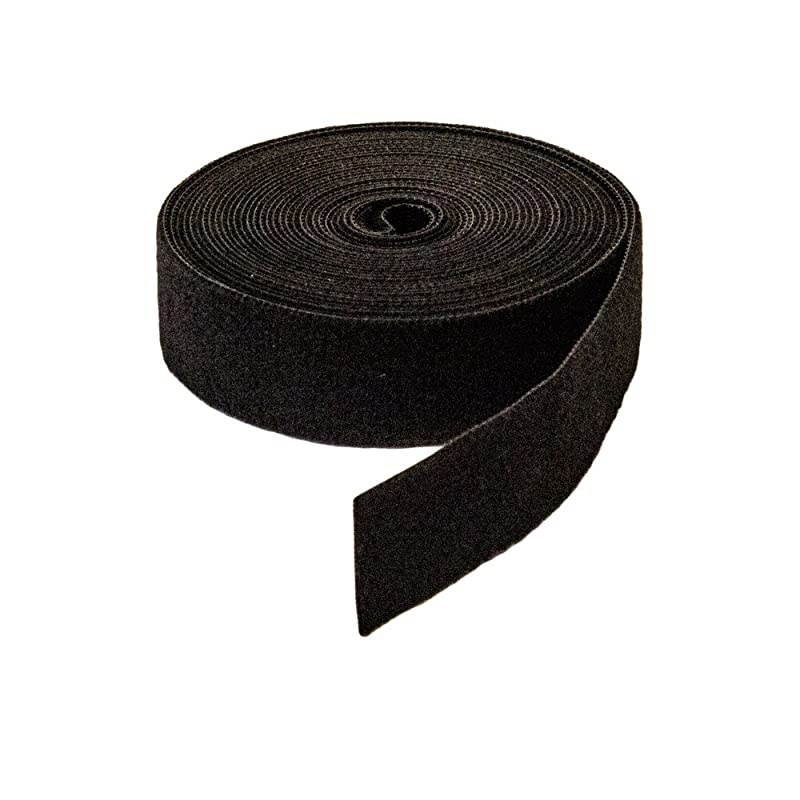 1 Inch Roll Hook and Loop Reusable Cable Ties Wraps Straps 5M 15ft