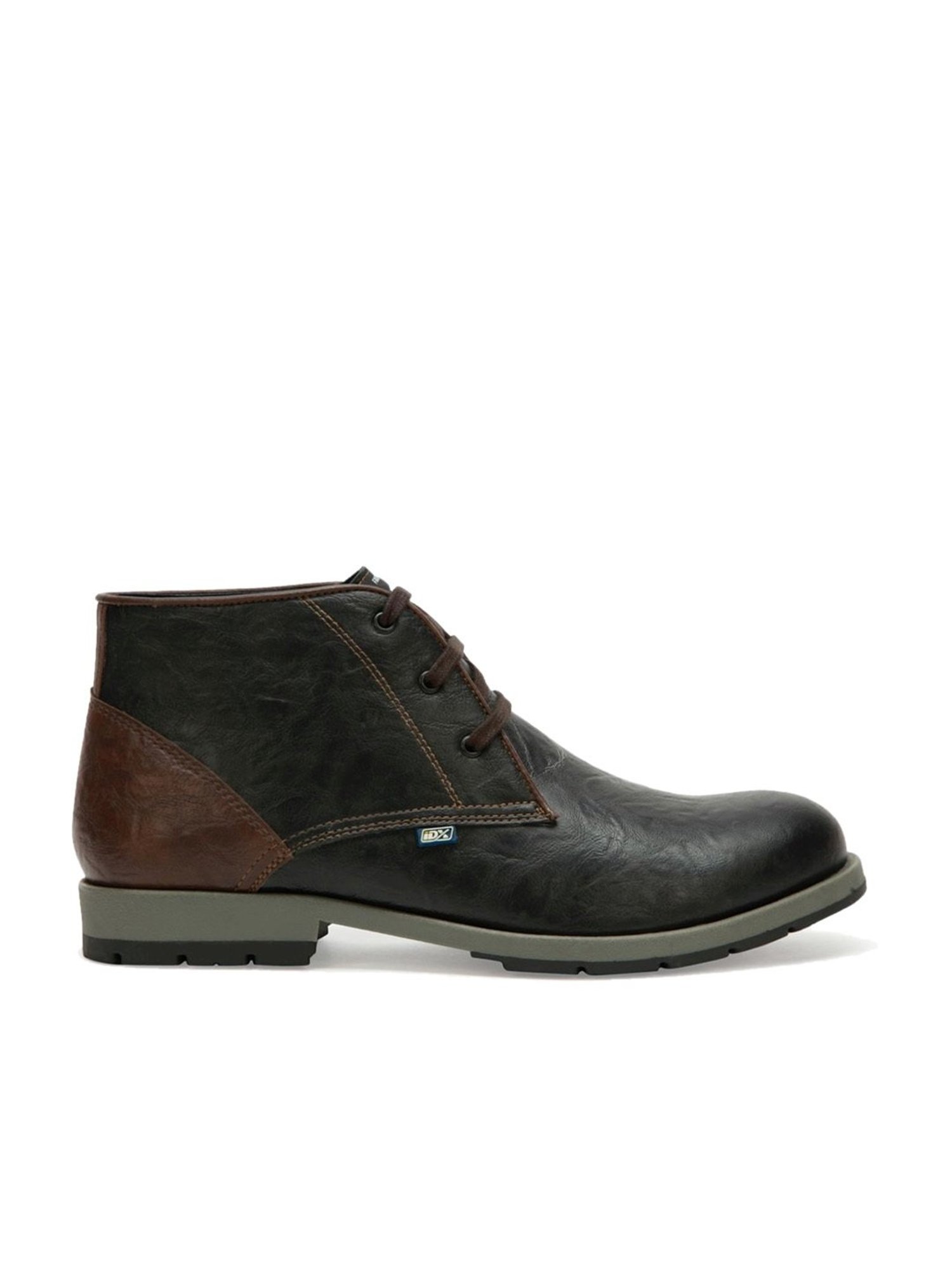 ID Men's Charcoal Black Chukka Boots