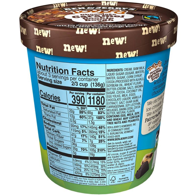 Talenti Gelato Layers Vanilla Fudge Cookie - 10.6oz