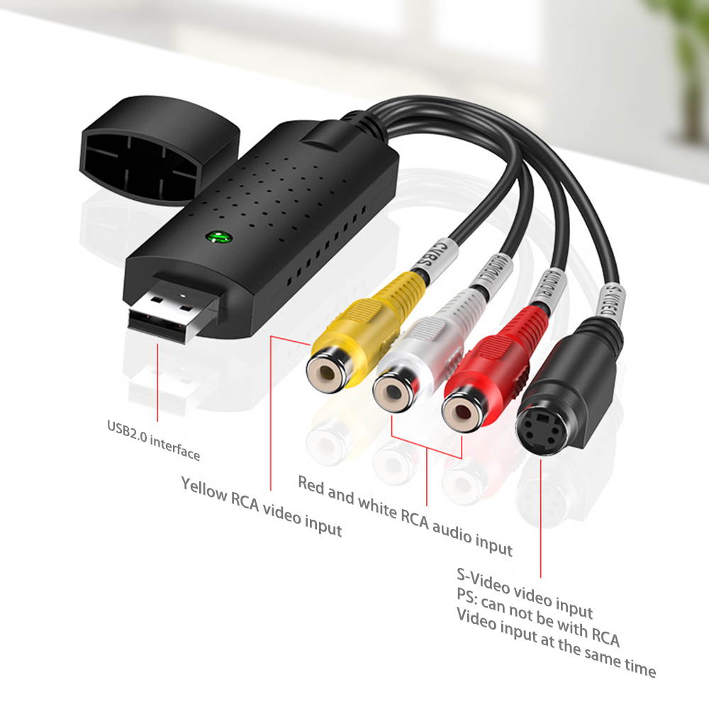 Single-Channel USB 2.0 Video Capture Card Video Capture Adapter
