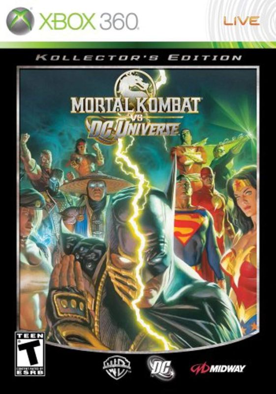 mortal kombat vs dc universe collector's edition -xbox 360