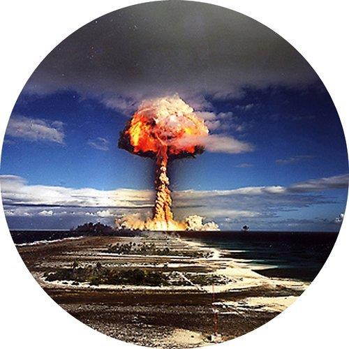 Nuclear Blast Round Mousepad Mouse Pad Great Gift Idea