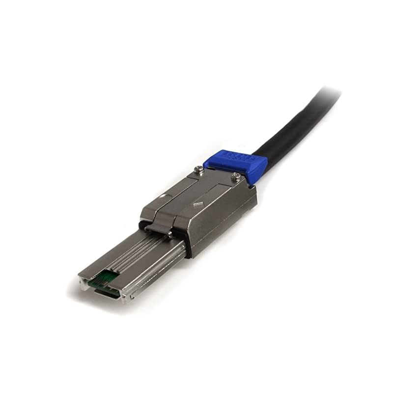 com 3m External Mini SAS Cable Serial Attached SCSI SFF8088 to SFF8088 2x SFF8088 M TAA Compliant 3 meter Black ISAS88883