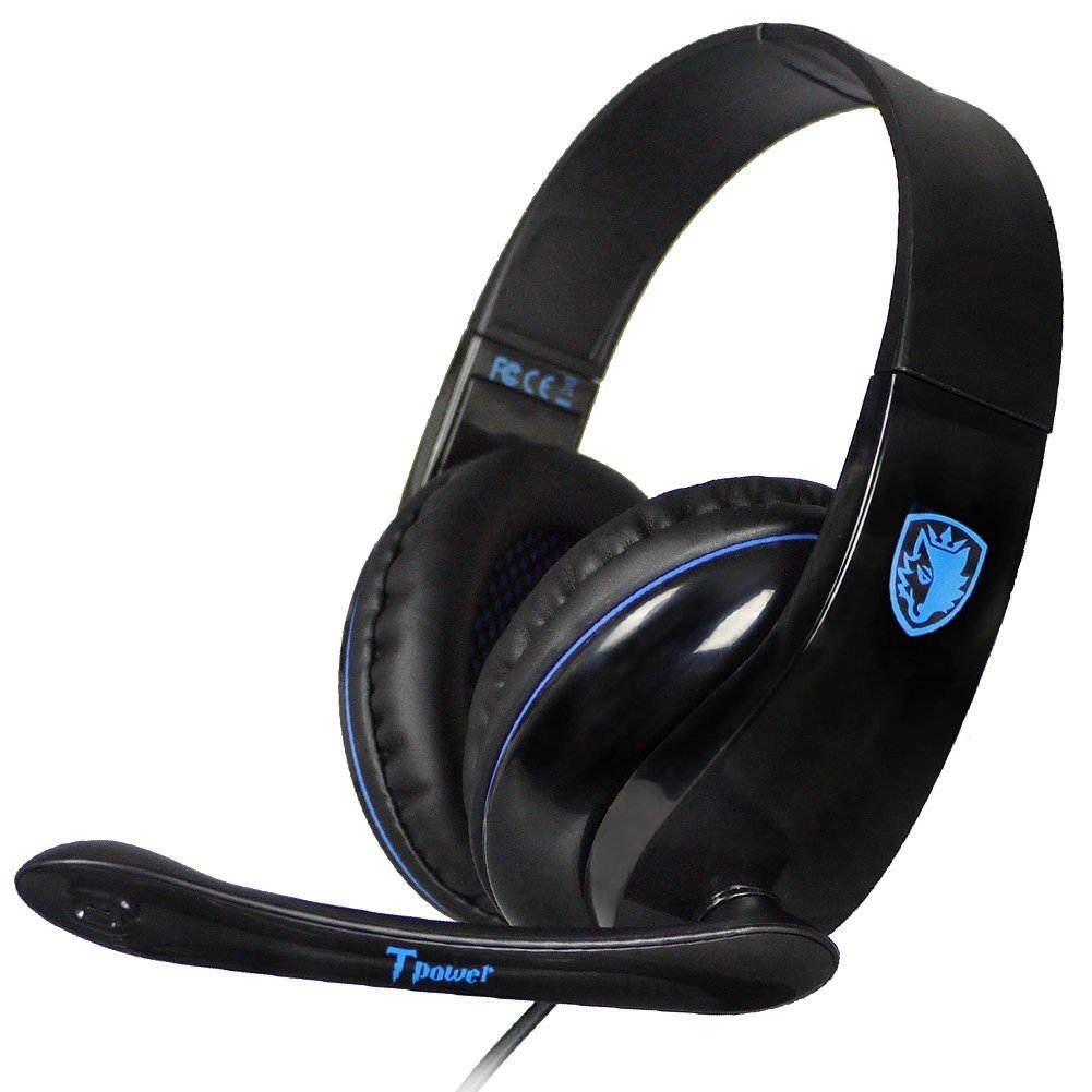 SADES TPOWER 3.5mm Stereo Gaming Headset with Microphone,High Sensitivity Volume Control for Desktop,IPAD,Iphone3/4/5/6/6s plus andriod devices