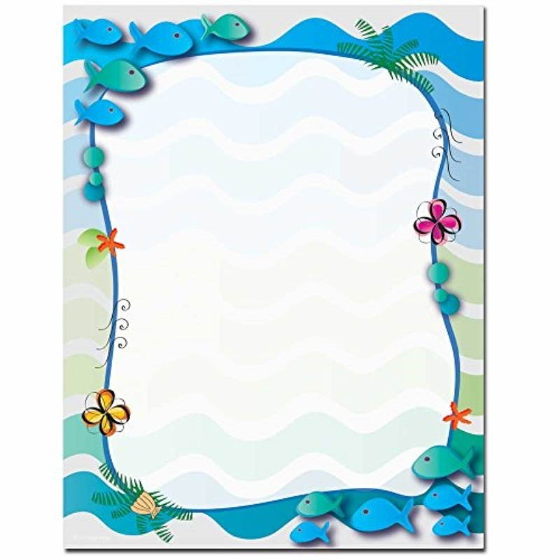 lagoon letterhead laser & inkjet printer paper, 100 pack