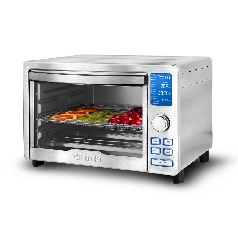 Gourmia Digital Stainless Steel Toaster Oven Air Fryer – Silver