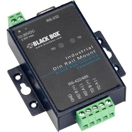 Black Box ICD400A Box Industrial Rs-232 To Rs-485/422 Converter - No - Rail-Mountable