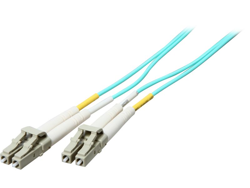 Fiber Optic Cable LC-LC 9/125 Duplex Single-Mode Fiber Cable Yellow 5 meters