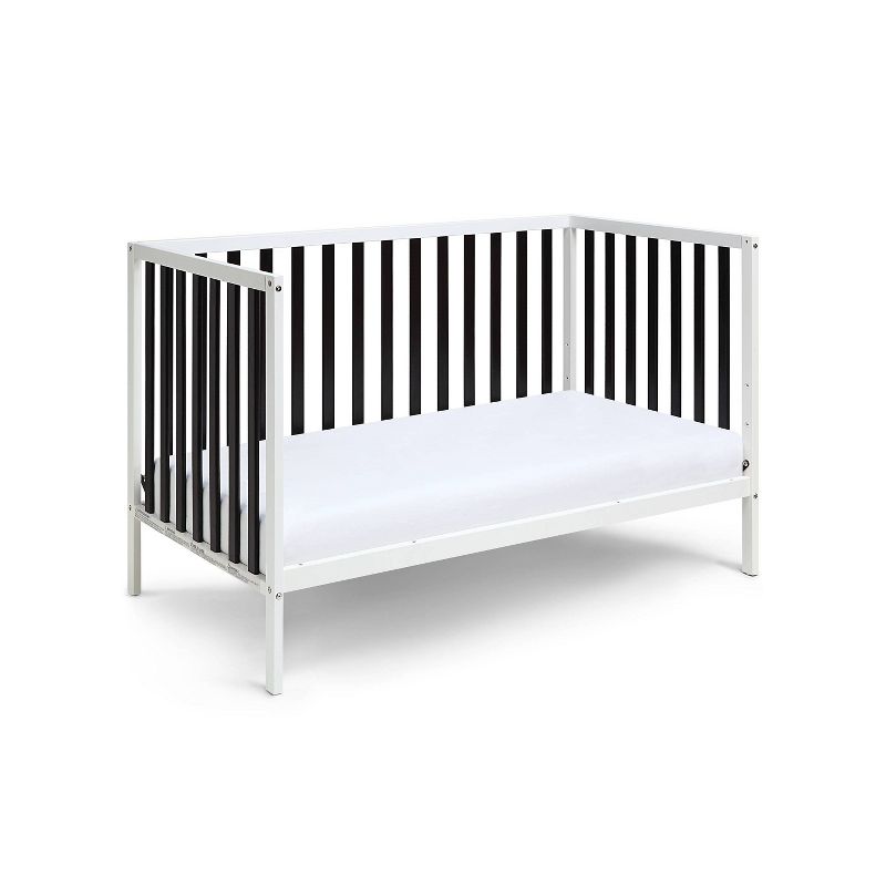 Suite Bebe Deux Remi Island Crib - White/Black