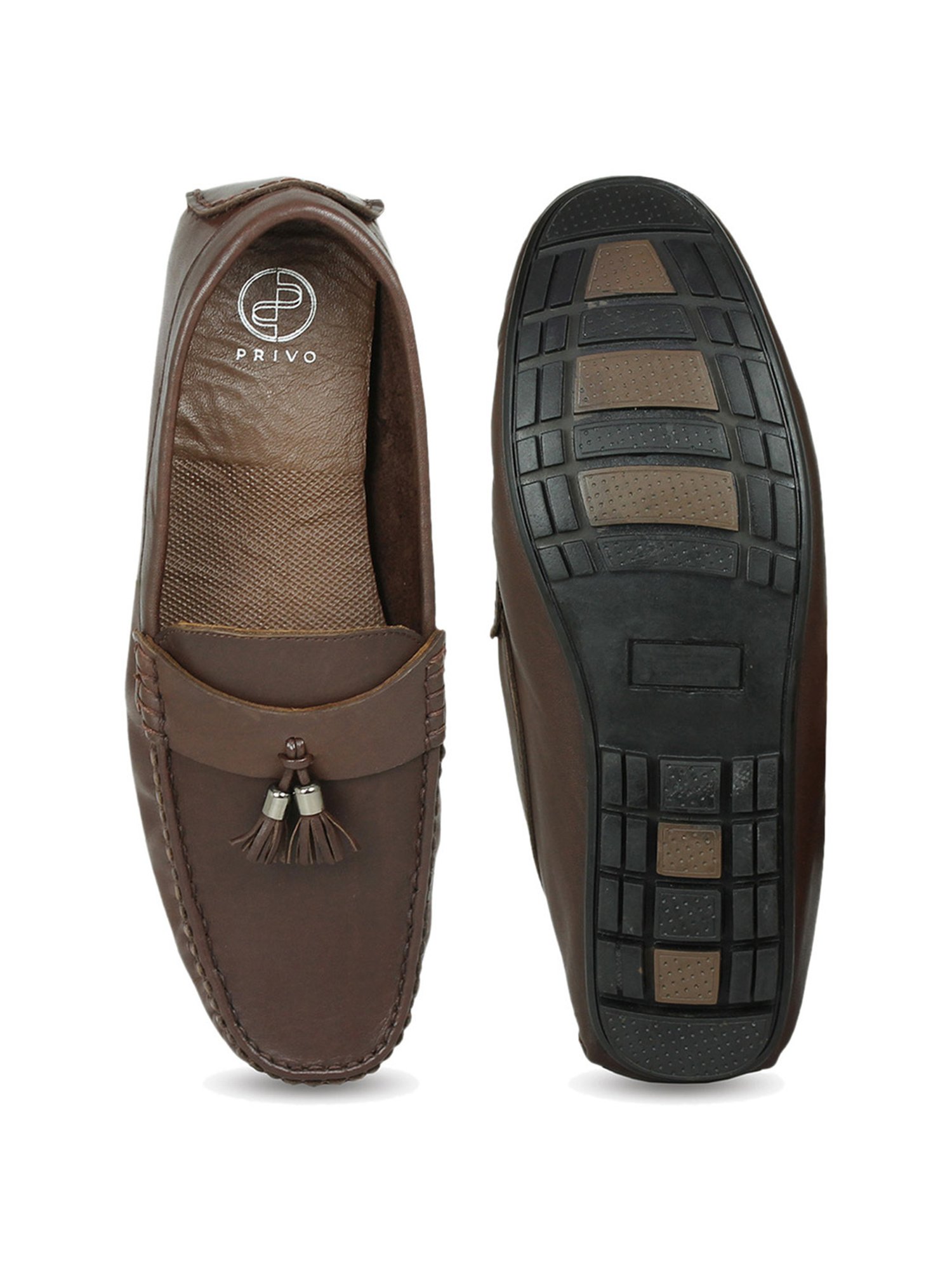 Privo by Inc.5 Men's Brown Casual Mocassins