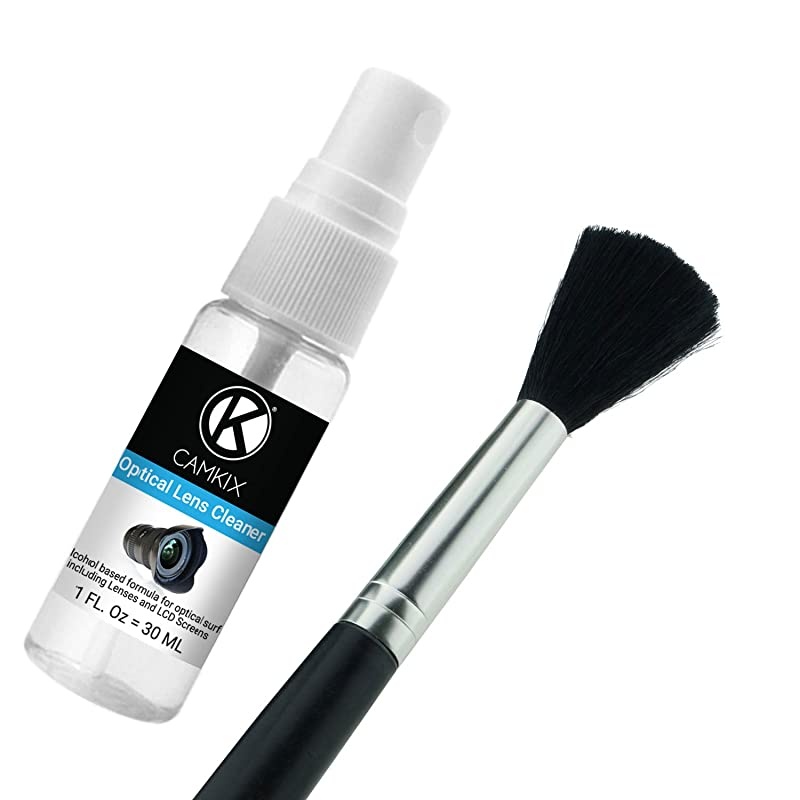 Camera Cleaning Kit for DSLR Cameras Canon Nikon Pentax Sony including 1 Double Sided Lens Cleaning Pen 1 Bottle of Alcohol Free Optical Lens Cleaning Fluid 1 Booklet of 50 Sheet