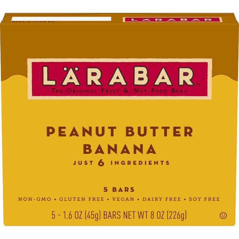Larabar Peanut Butter Banana Fruit and Nut Bar - 5ct