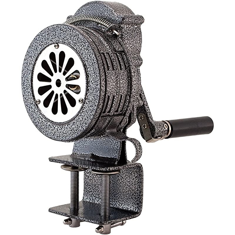 Loud BaseTableClamp Mount Hand Crank Manual Operated Metal AlarmSiren Air Raid VXS1000EM