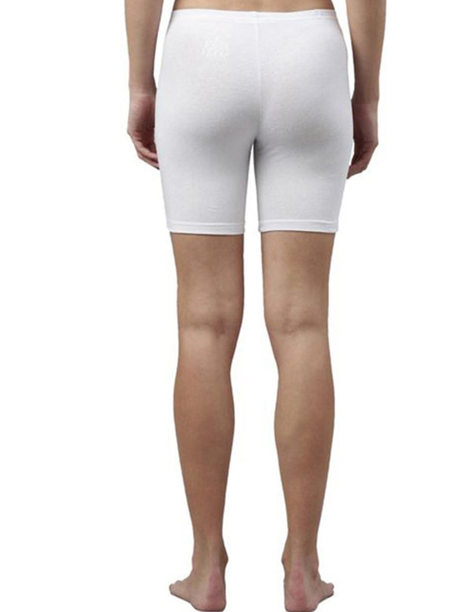 SELVIA White Sports Shorts