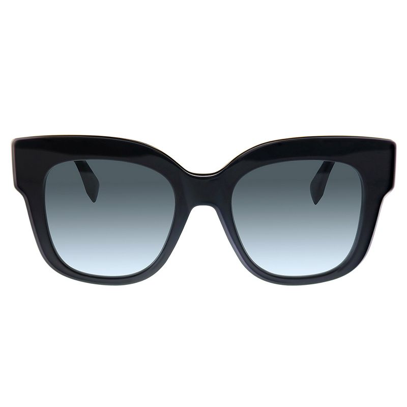 Fendi  807 Womens Square Sunglasses Black 51mm