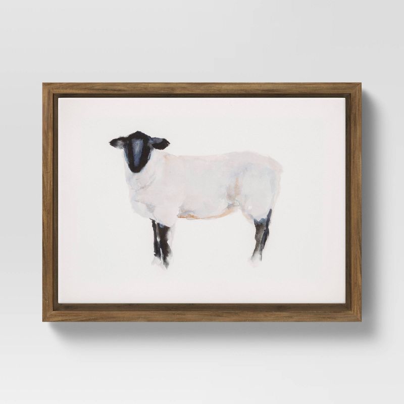 21" x 21" Weaving I by Mike Schick Framed Wall Art Print - Amanti Art