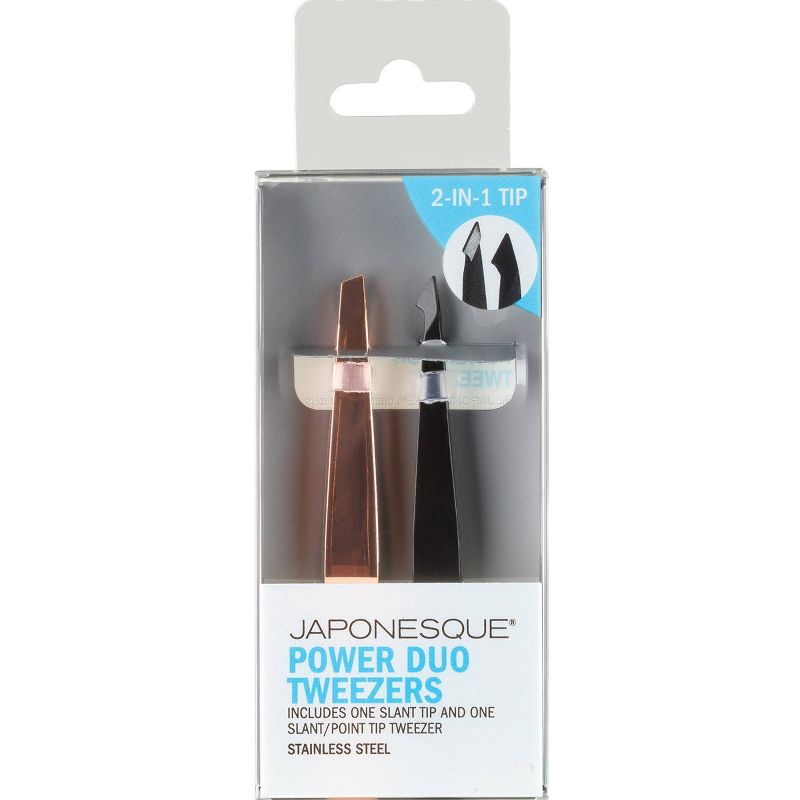 Japonesque Power Duo Tweezers 2ct