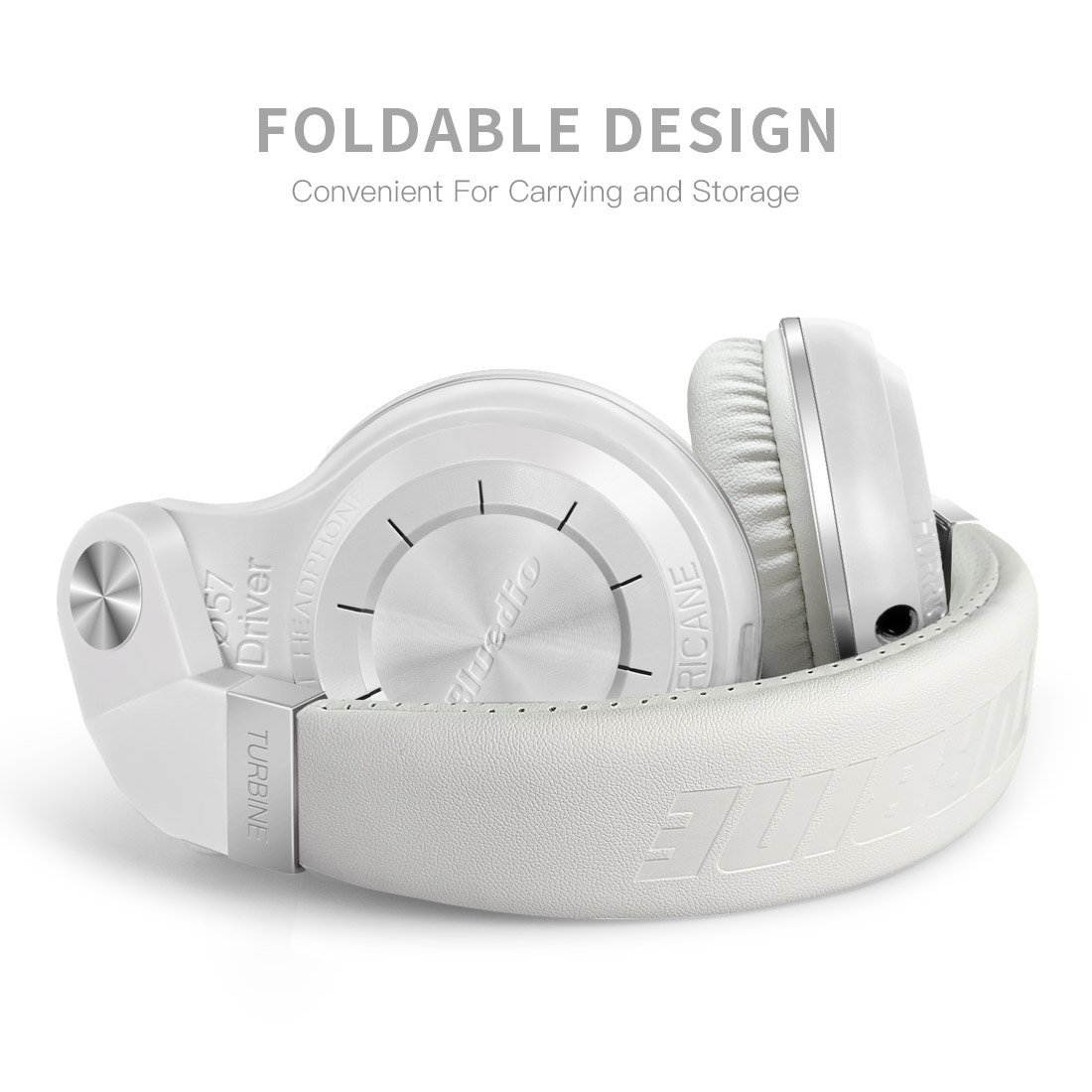 Bluedio T2s Turbine Bluetooth Wireless Stereo Headphones with Microphone 57mm Drivers Rotary Folding(Red)