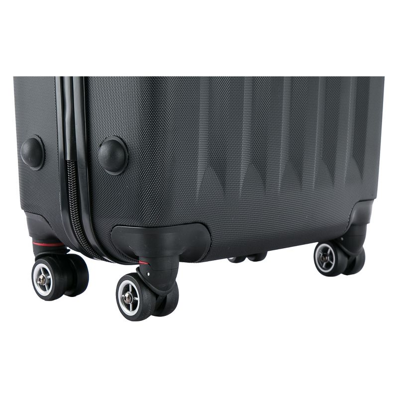 InUSA Philadelphia 2pc Hardside Spinner Luggage Set 23"& 27" - Black