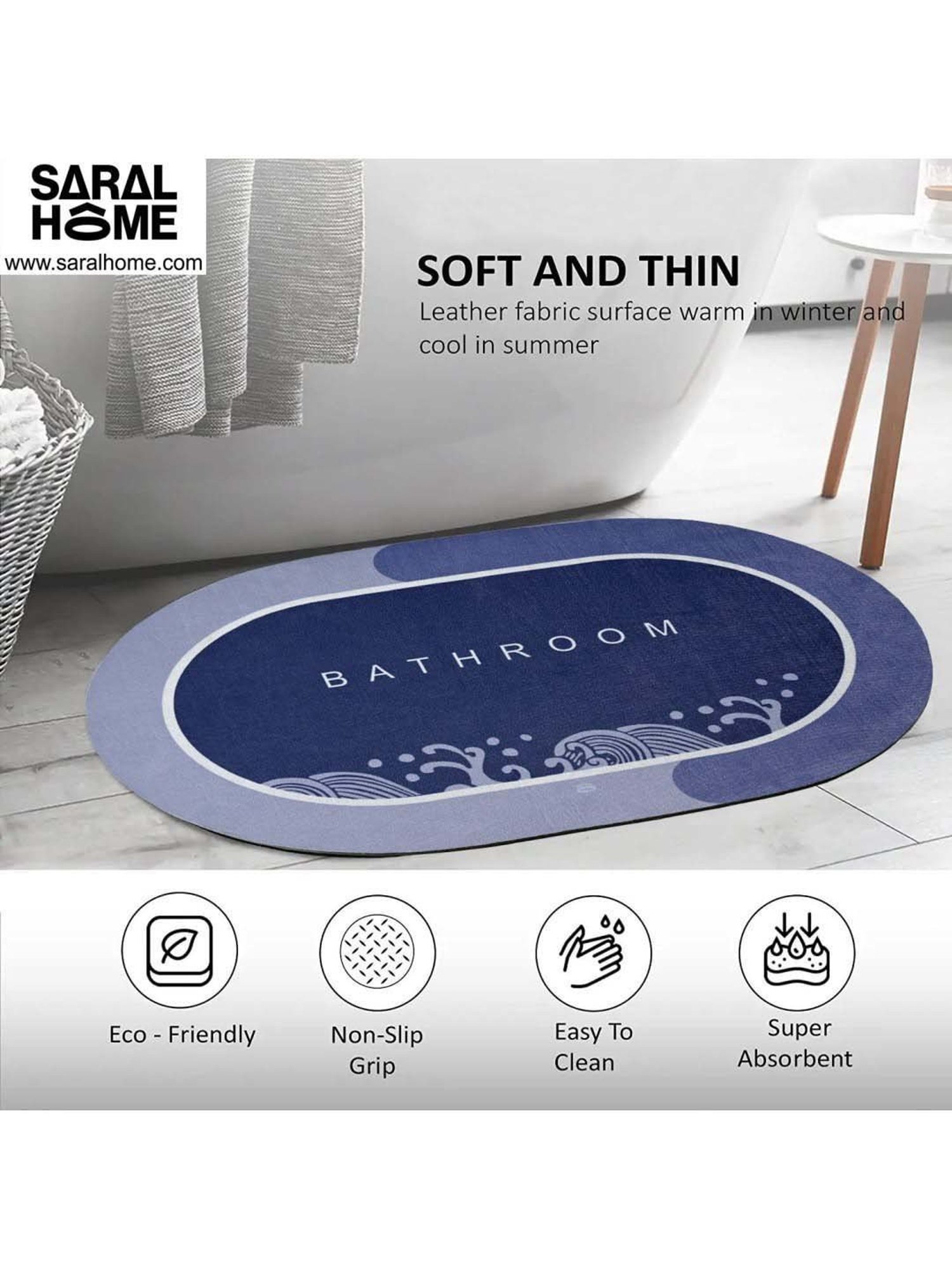 Shannon Clark Love Under The Stars Cushion Bath Mat Black - Deny Designs