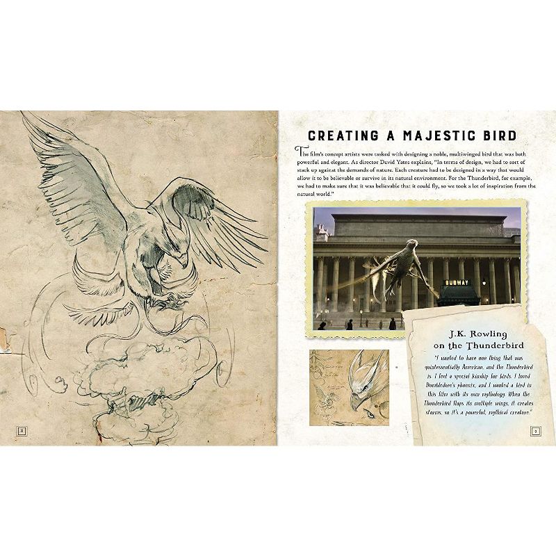 Incredibuilds Fantastic Beasts and Where to Find Them Thunderbird Book & Model Figure Kit