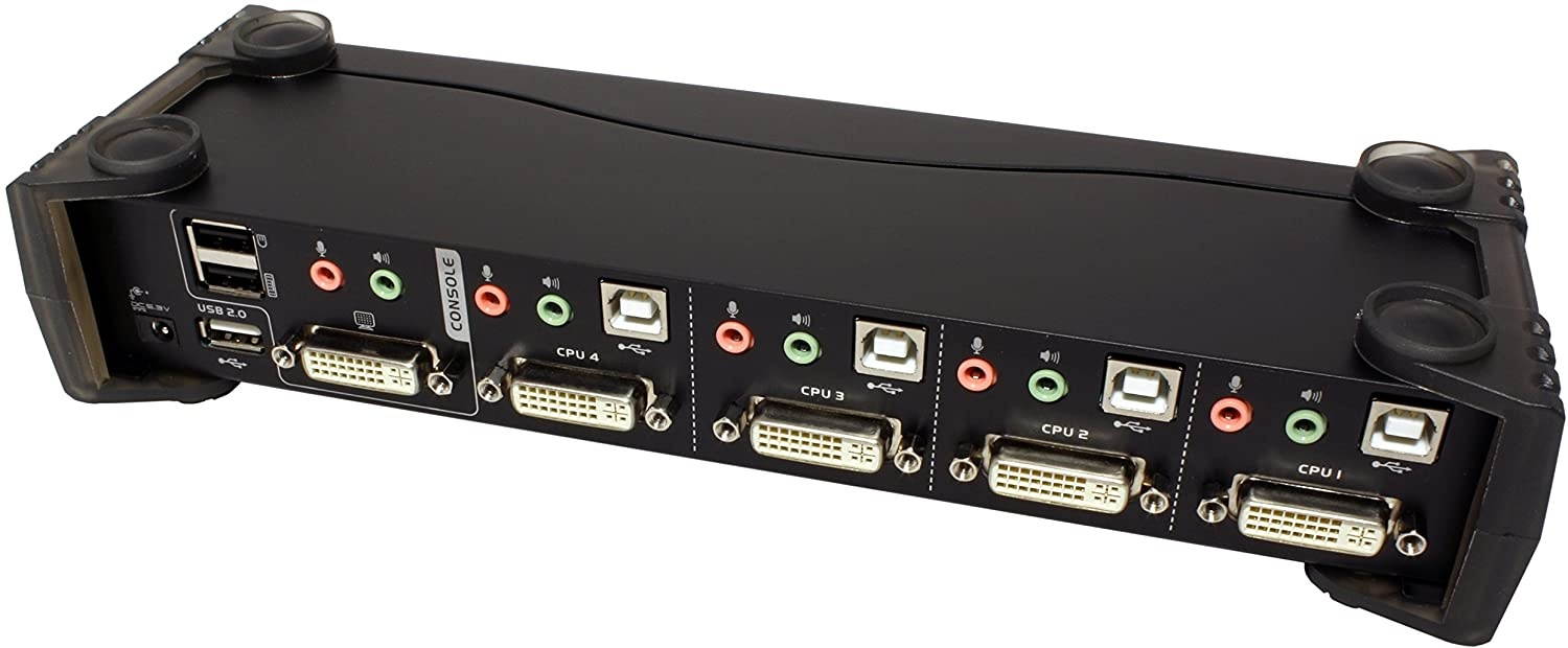 ATEN 4-Port USB 2.0 DVI KVMP Switch (CS1764A)