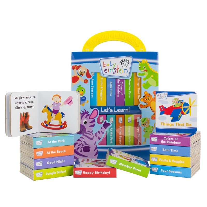 Baby Einstein - My First Library 12 Board Book Block Set - by Disney