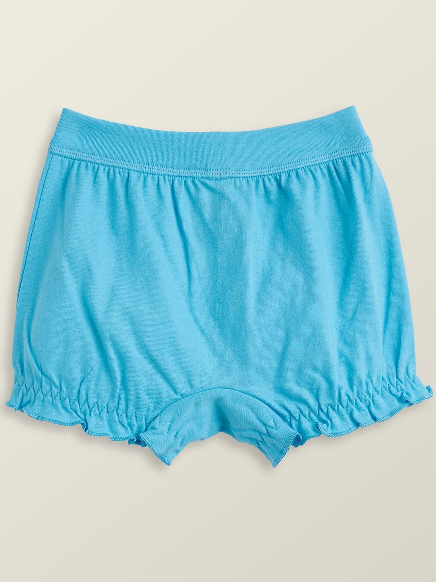 XY Life Kids Blue & Yellow Cotton Printed Bloomers (Pack of 2)