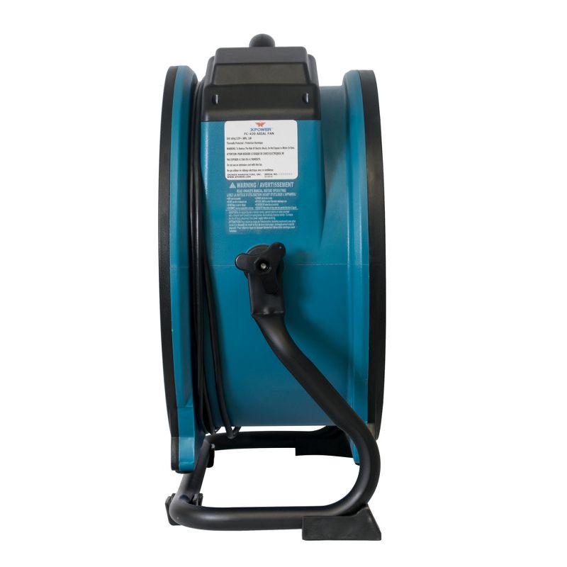 XPOWER FC-420 Pro Air 18 Inch 3600 CFM 360 Degree Rotation Utility Fan, Blue