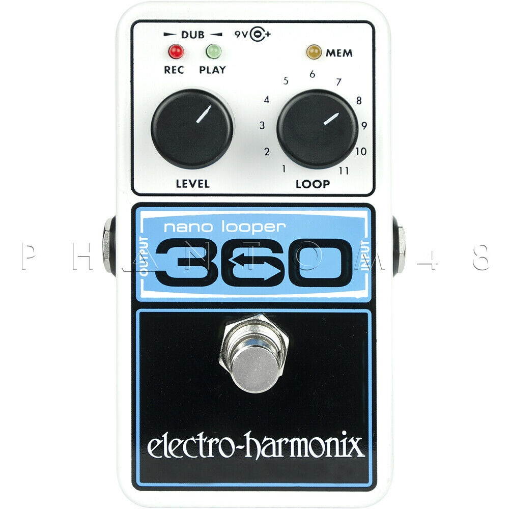 Electro-Harmonix - Nano Looper 360 - Guitar/Instrument Looping Pedal EHX - NEW