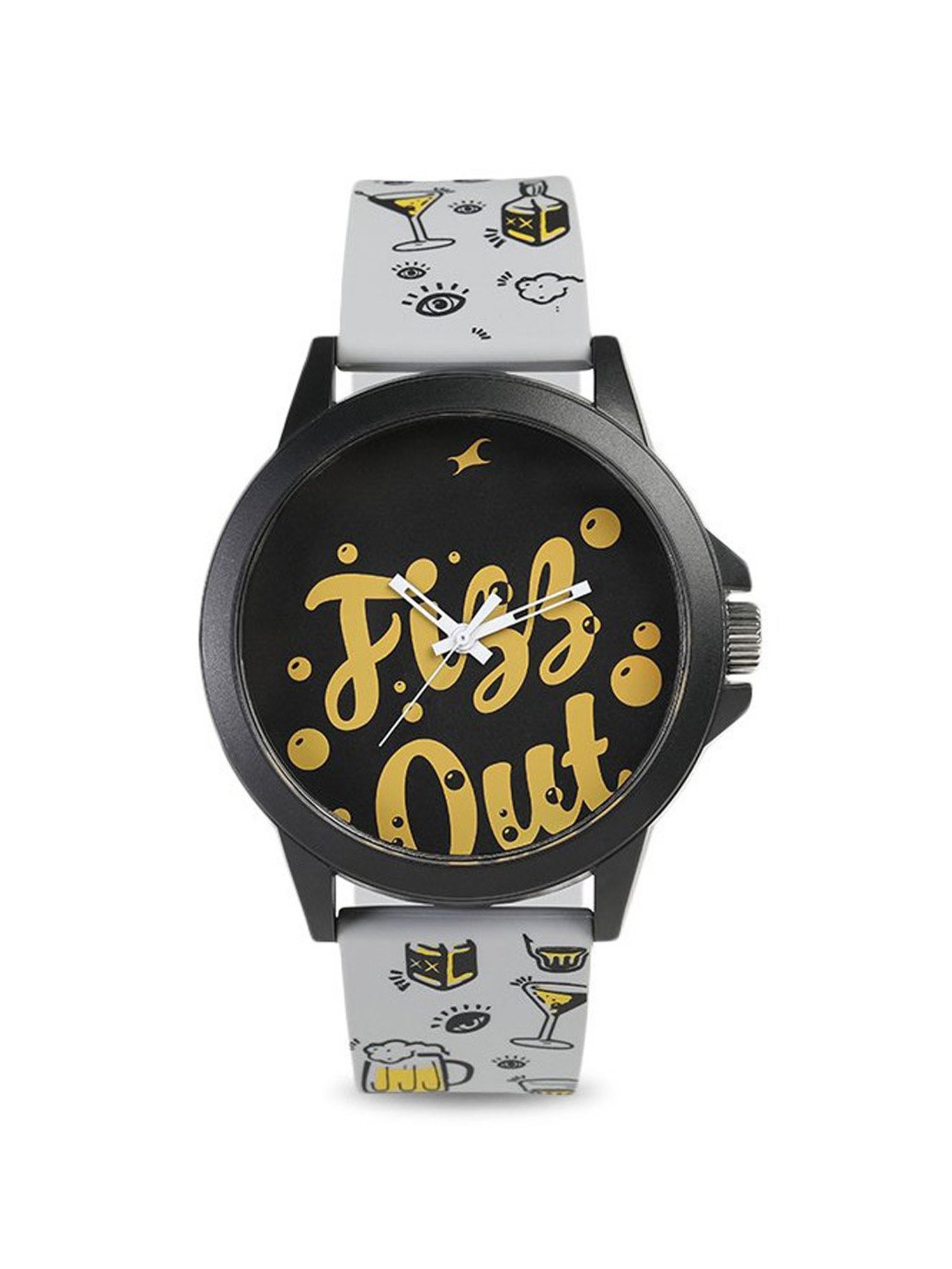 Fastrack 38024PP45 Tees Wicked Lines Unisex Analog Watch