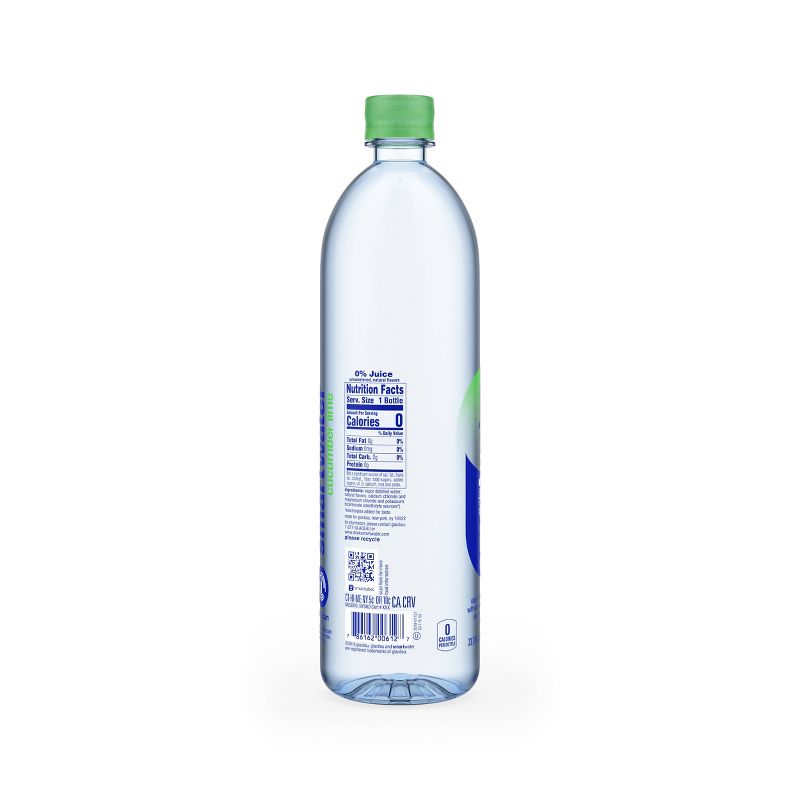 Smartwater Cucumber Lime Enhanced Water - 23.7 fl oz Water