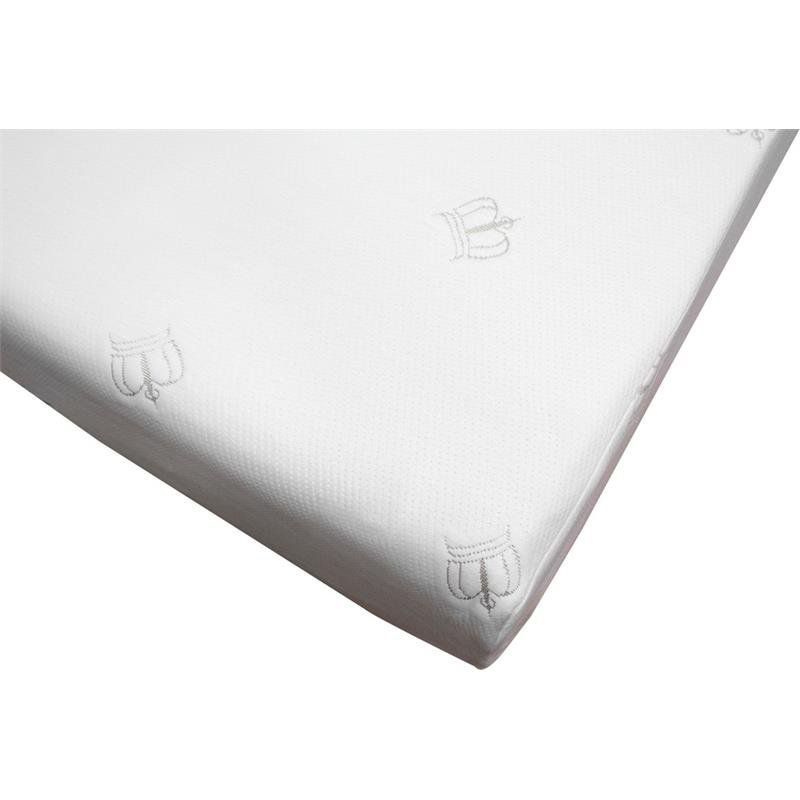 Chanel Non-Flip Memory Foam 8" All Foam Cal King Mattress in Ivory - Best Master Furniture