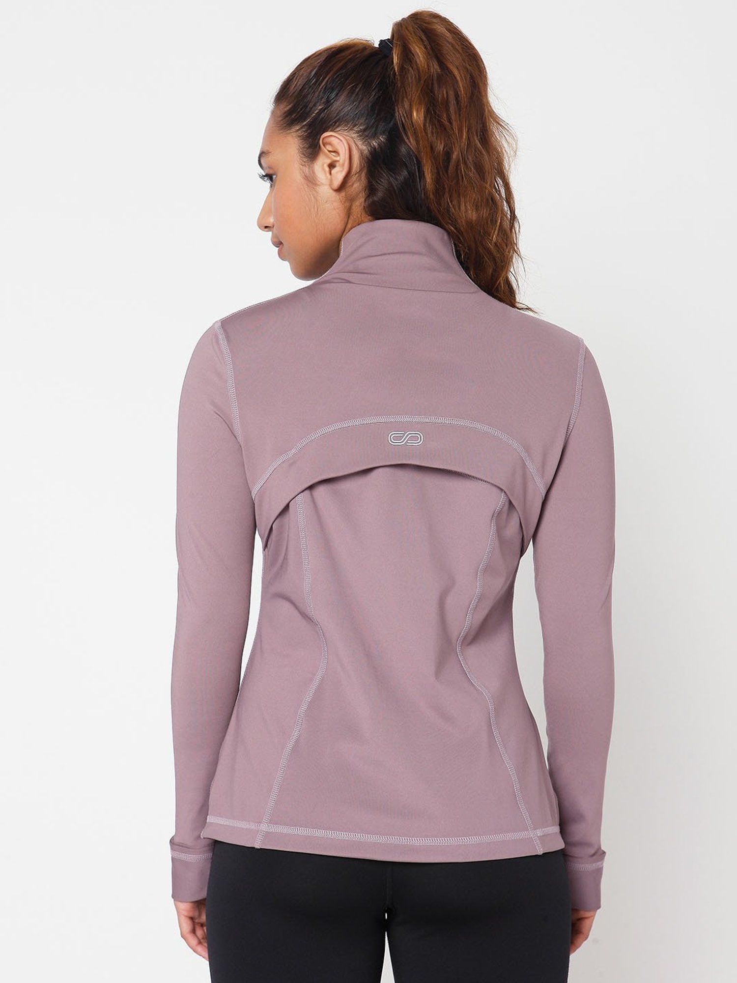 SILVERTRAQ Mauve Relaxed Fit Sports Jacket