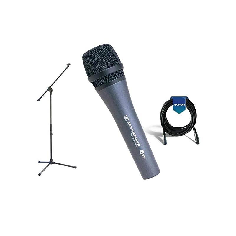 E 835 Dynamic Vocal Microphone Stand Cable Pouch Bundle