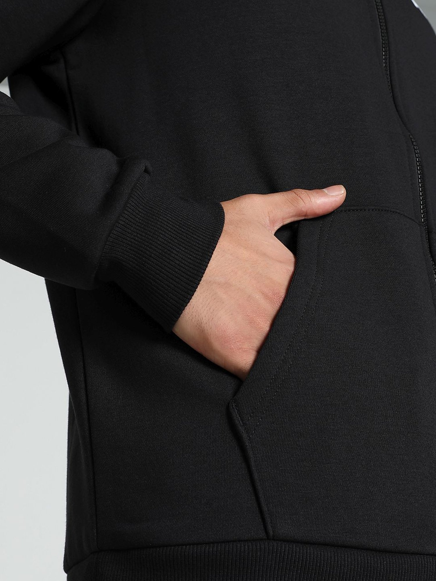 Hummel Blue Regular Fit Solid Jacket