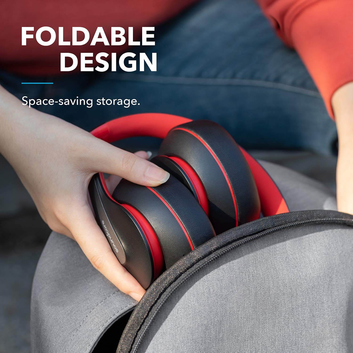 Anker Soundcore Life Q10 Wireless Bluetooth Headphones, Over Ear and Foldable, Hi-Res Certified Sound, 60-Hour Playtime and Fast USB-C Charging, Deep Bass, Aux Input