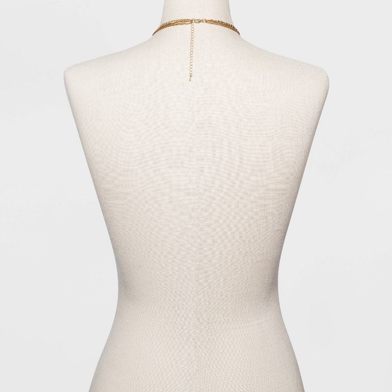 Open Drop Hoop Earrings - Universal Thread™ Gold