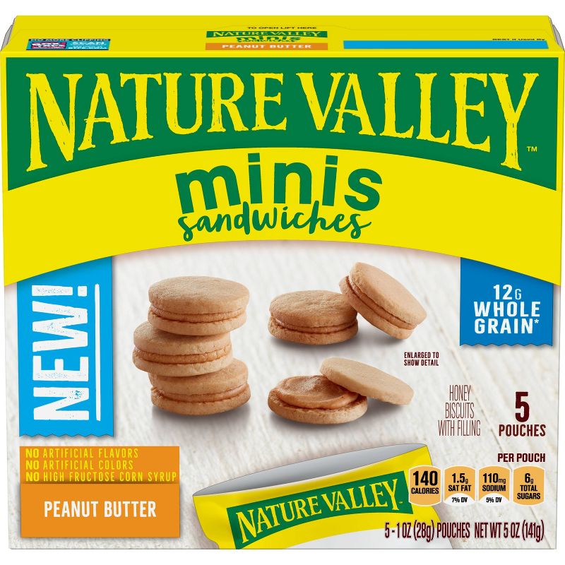 Nature Valley Mini Sandwiches Peanut Butter - 5oz/5ct