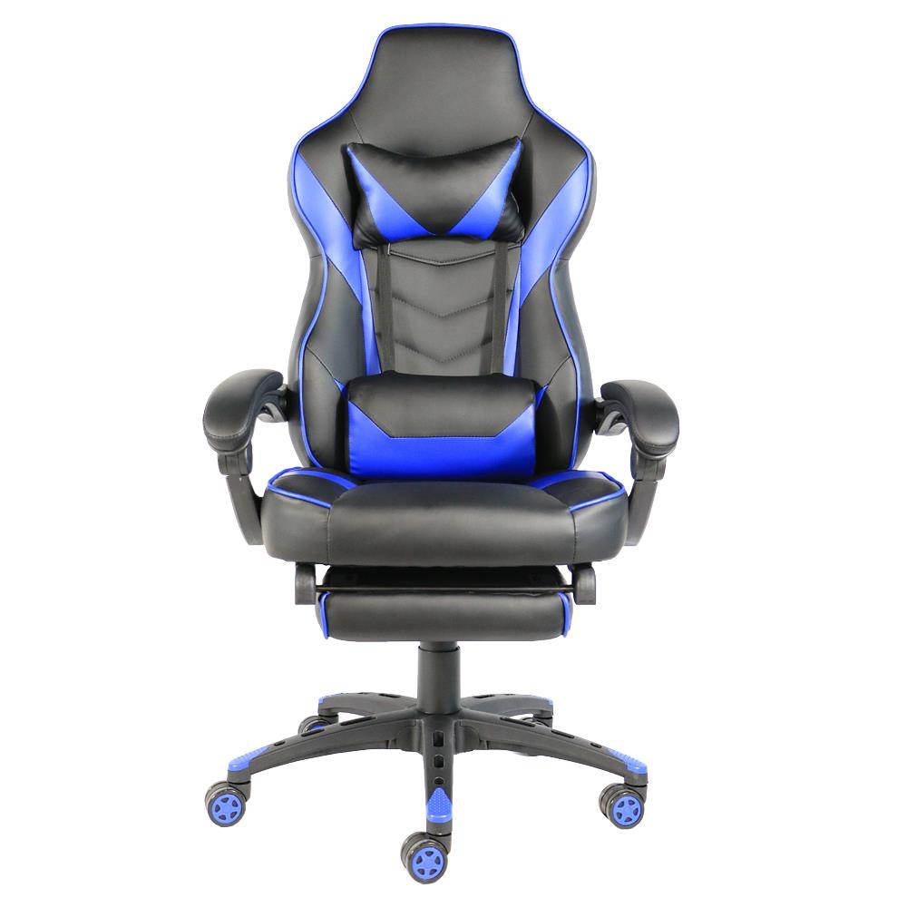 High Back Ergonomic Swivel Gaming Chair Racing Style Adjustable Recline Footrest