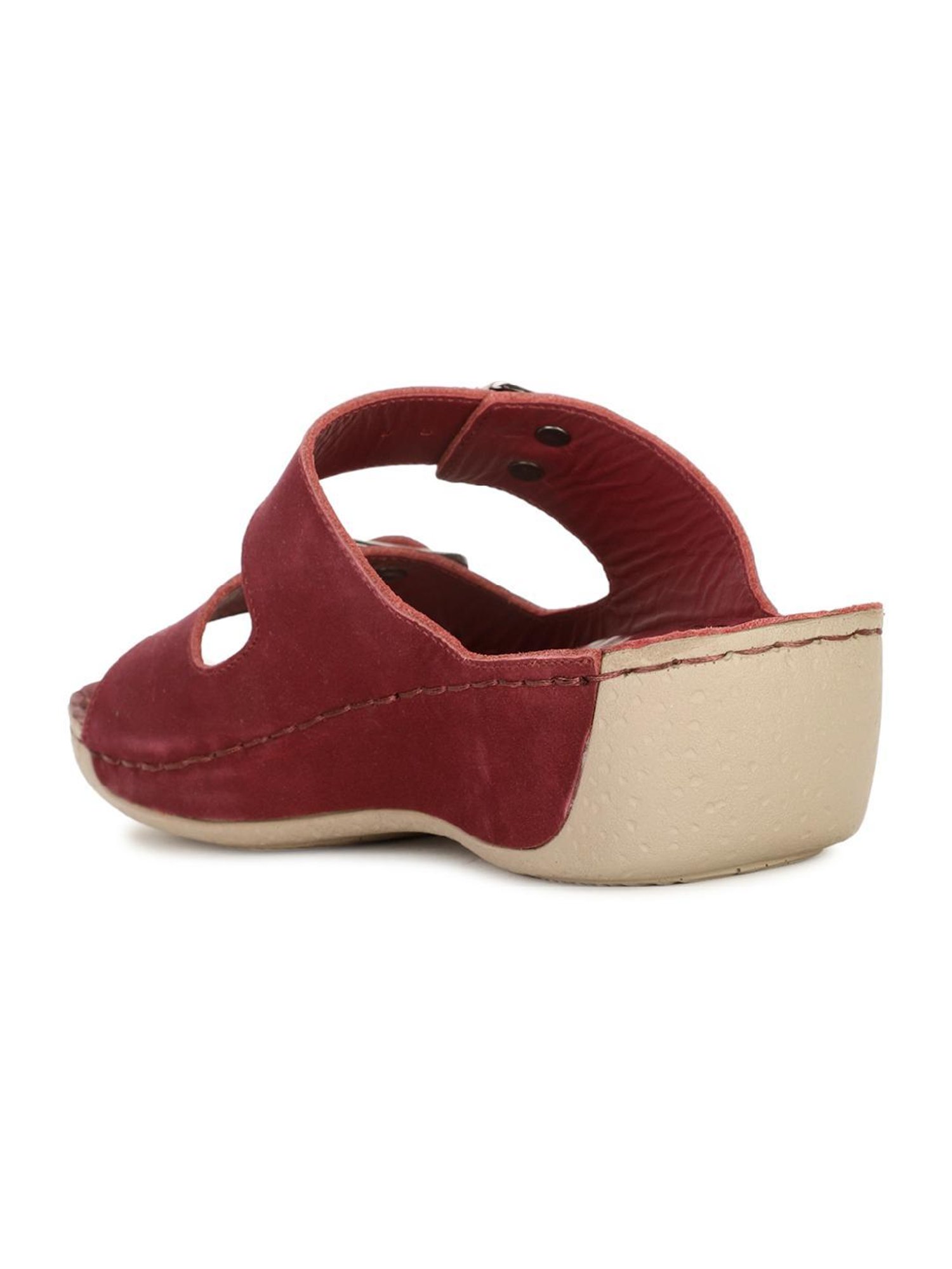 Scholl by Bata Women's Red Slide Sandals