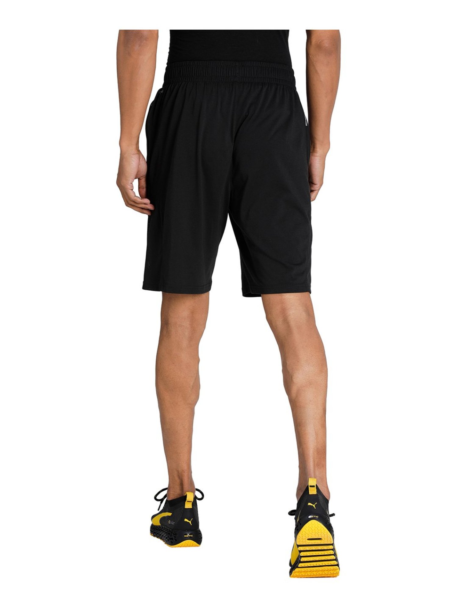 Reebok Black Regular Fit Sports Shorts