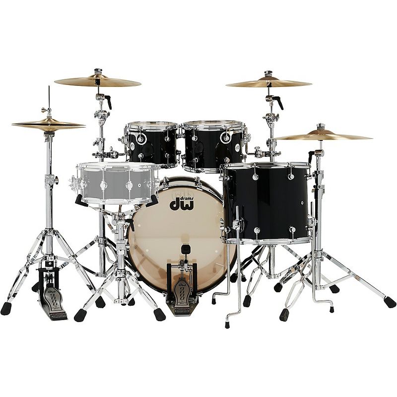 DW Design Series 4-Piece Shell Pack Piano Black