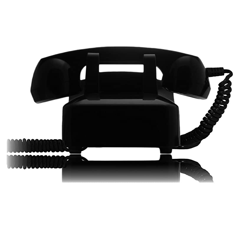 60s Cable with Classic United States Rotary Dial Inlay Designer Retro PhoneRotary Dial TelephoneRetro Style PhoneVintage TelephoneClassic Desk Phone with Rotary Dialler Black