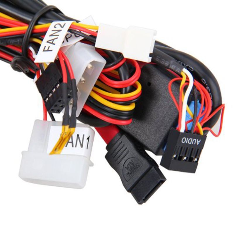 5.25" Media Dashboard Multi-function USB 2.0 SD,CF,MS,XD TF M2 Card Reader w/ eSATA,2x USB3.0,fan speed controller,LED display