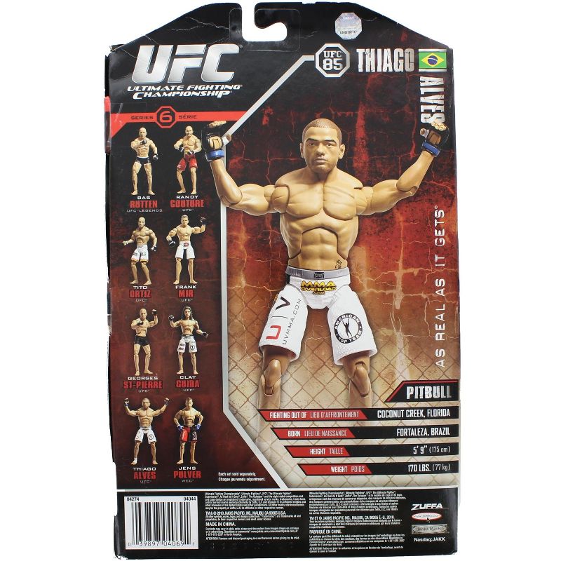 Jakks Pacific UFC Ultimate Fighting Deluxe 7 Inch Action Figure | Thiago Alves