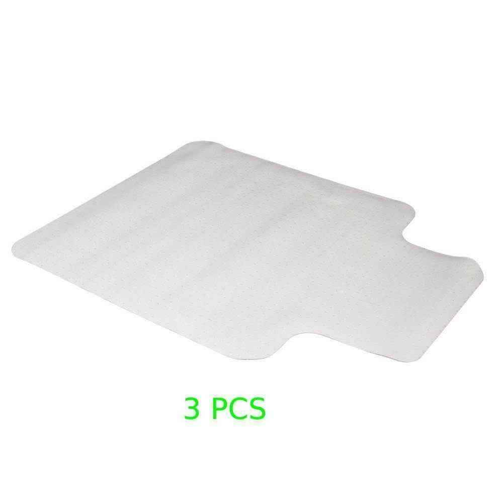 3 Home Office PVC Protector Computer Desk Chair Mat For Hardwood Floor / Carpet