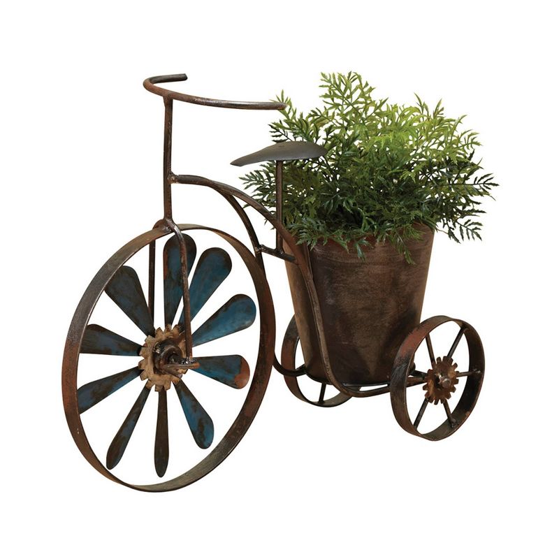 2pc Antique Style Tricycle Plant Holders - Gerson International