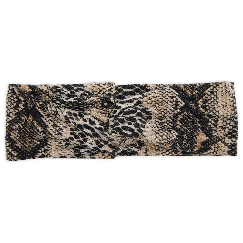 Glamlily 6 Pack Twist Women's Headbands, Girls, Leopard Print Headband, 21 x 3 x 0.5 in