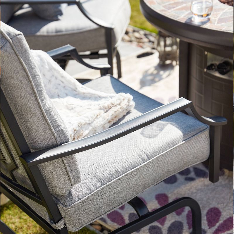 5pc Deep Seat Patio Fire Conversation Set - Patio Festival